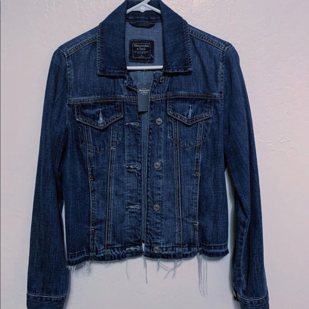 Abercrombie&fitch blue denim jacket. size S